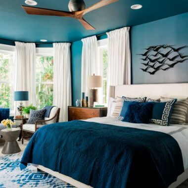 Bedroom Design in Blue