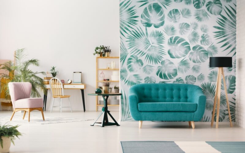 Living Room Wallpaper Decor