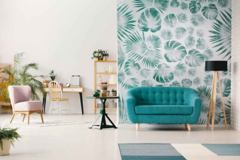 Living Room Wallpaper Decor