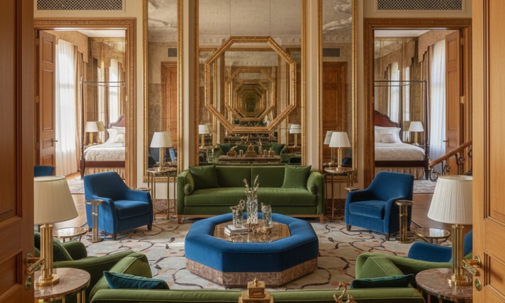 1920's art deco interior

