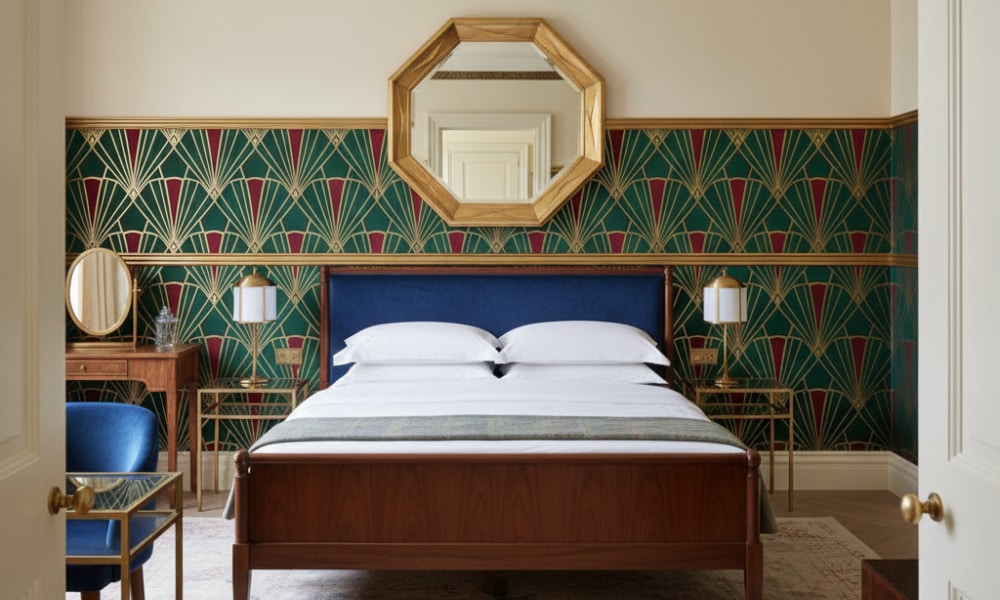 1920's art deco interior
