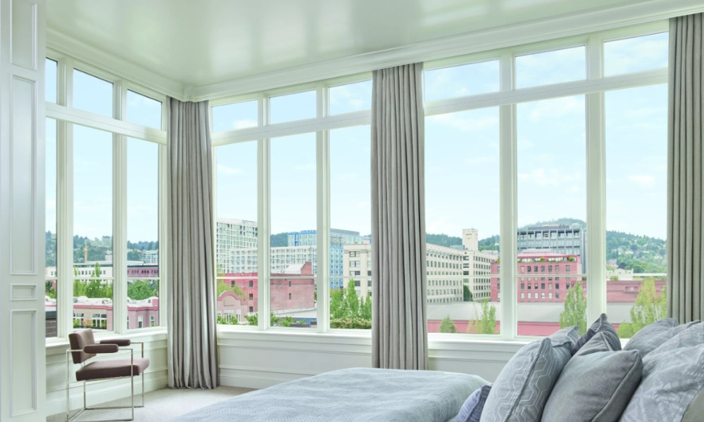 Floor to ceiling drapes  for sunroom windows