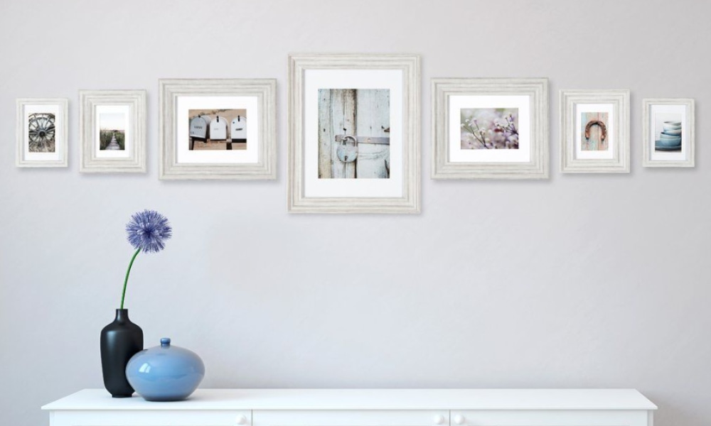 Gallery Wall with Mixed Frames