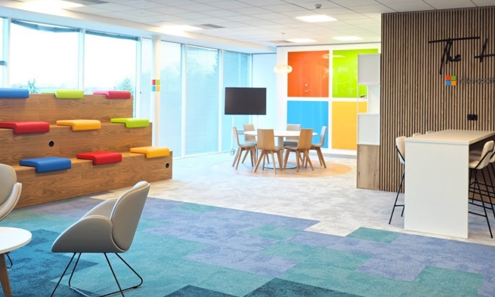 Kid-friendly zones in office