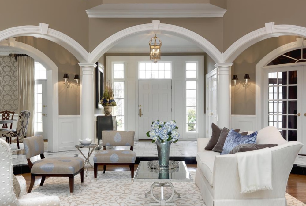 Living Room Statement Arch