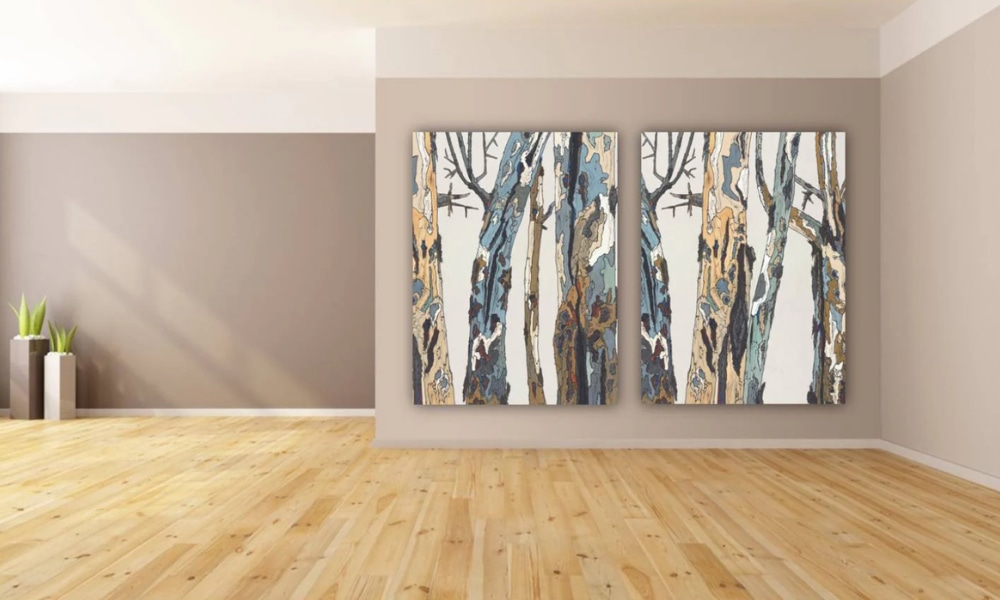One Large Statement Art Piece on large walls
