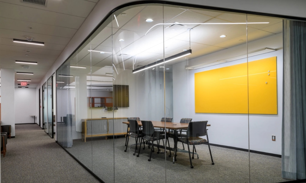 Private consult rooms in office