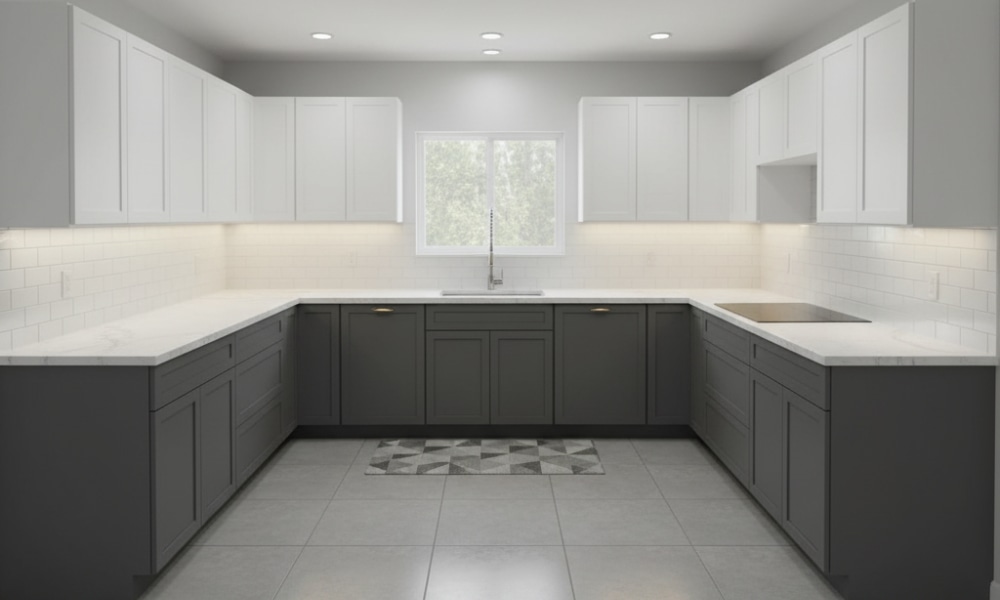 Two-Tone Contemporary kitchen design