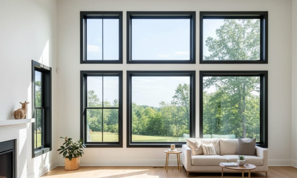 black interior trim ideas for windows