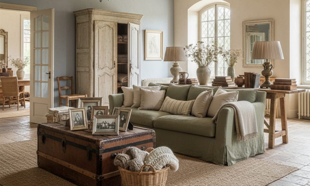 french interior design living room
