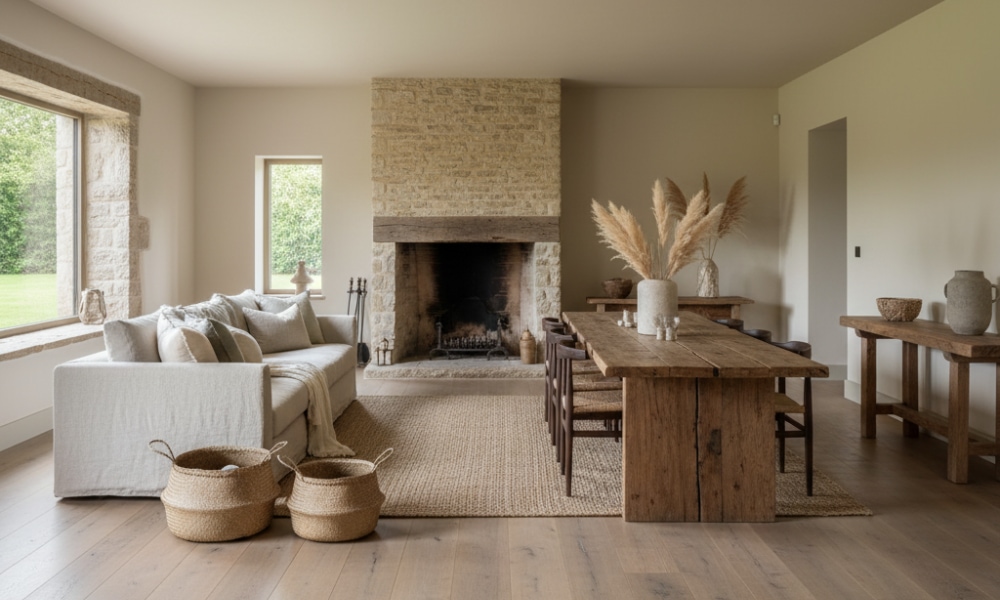 modern country interior design style