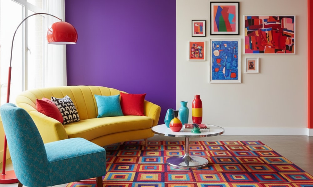 postmodern house interior
