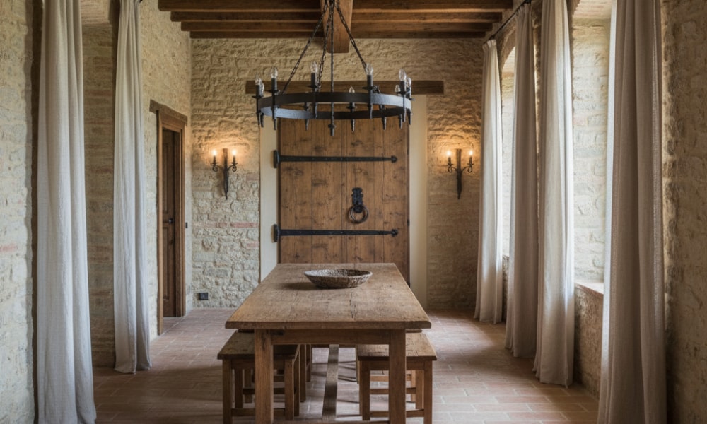 tuscan interior design kitchen
