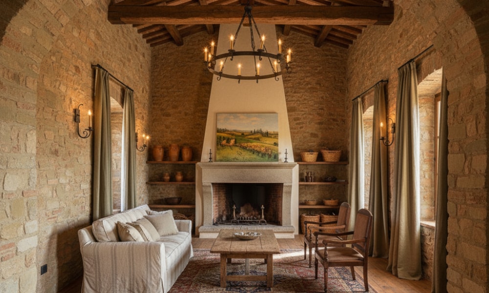 tuscan interior design style