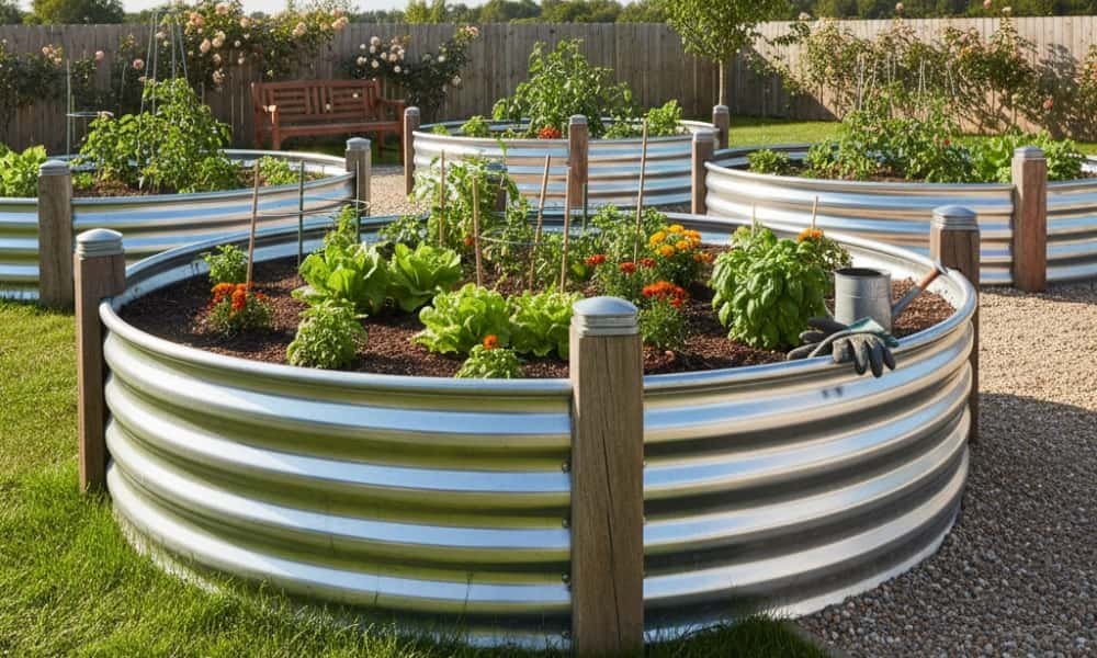 10+ Raised Bed Garden Ideas That Make Growing Easier 10 Corrugated Raised Beds for gardens