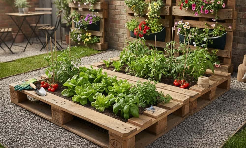 10+ Raised Bed Garden Ideas That Make Growing Easier 9 Pallet Wood Gardens