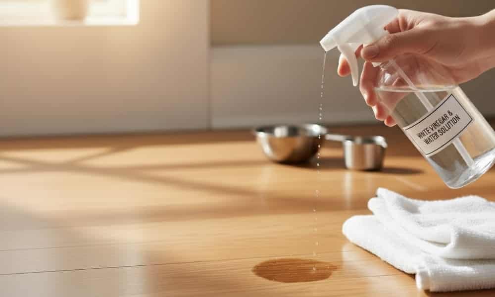 How to Get Urine Smell Out of Wood Floors 2 Vinegar method for Urine Smell Out of Wood Floor