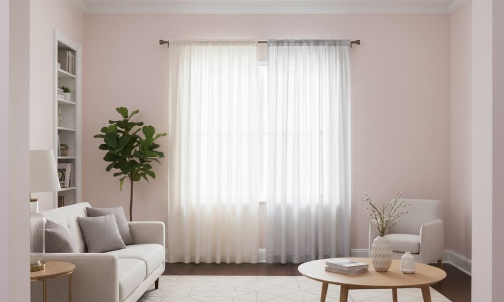 How to Layer Sheer and Blackout Curtains for Style and Privacy 4 how to layer sheer curtains