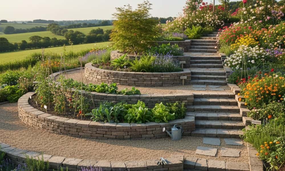 10+ Raised Bed Garden Ideas That Make Growing Easier 5 simple tiered garden ideas