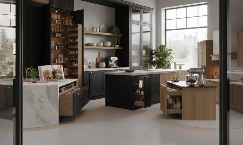 Essential Tips for Designing a Kitchen Showroom Display 9 Accessories and Styling kitchen design display showroom