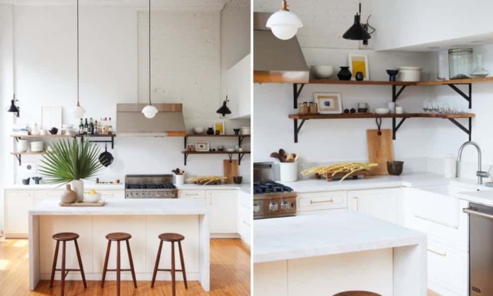 Kitchen Upgrading Advice Mintpalment: Best Tips for a Fresh New Look 7 Add Open Shelving in kitchen for Advice Mintpalment
