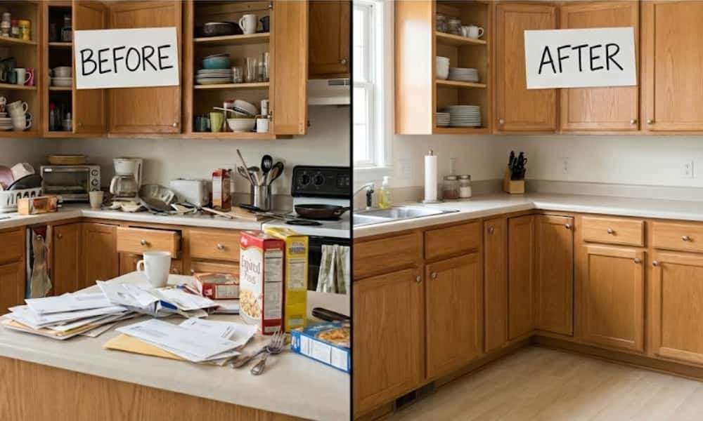 Kitchen Upgrading Advice Mintpalment: Best Tips for a Fresh New Look 2 Clear Out the Clutter First for kitchen Mintpalment