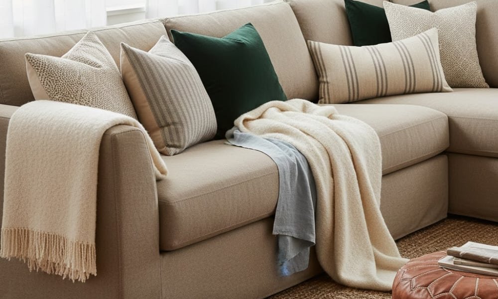Create a Beautiful Home with Decoration Guide Homenumental 4 Soft furnishings like throw pillows, blankets, and rugs add comfort and style.
