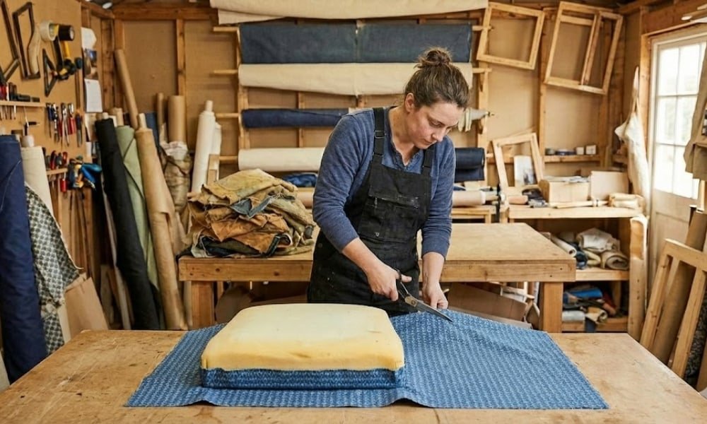 How to Reupholster a Dining Room Chair? 6 how to change fabric of a dining room chair