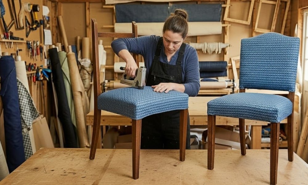 How to Reupholster a Dining Room Chair? 8 how to reupholster a dining room chair seat