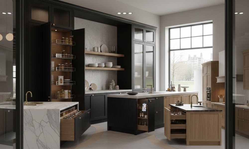 Essential Tips for Designing a Kitchen Showroom Display 8 kitchen design display cabinet
