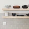 Floating Shelf Height Kitchen