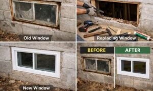 How to replace a basement Window